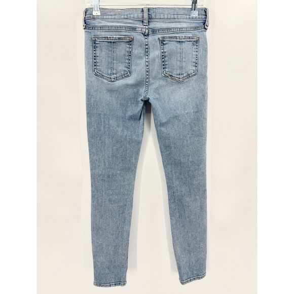 RAG & BONE Ankle Skinny Distressed Destroyed Knee Jeans Size 27 - Picture 3 of 7